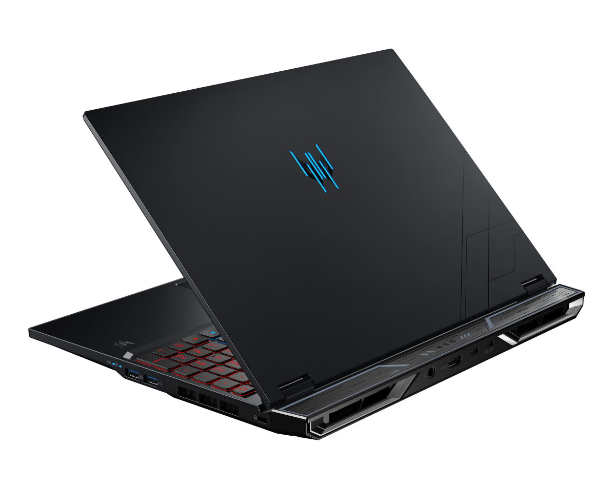 Acer Predator Helios Neo AI 16 gaming laptop rear