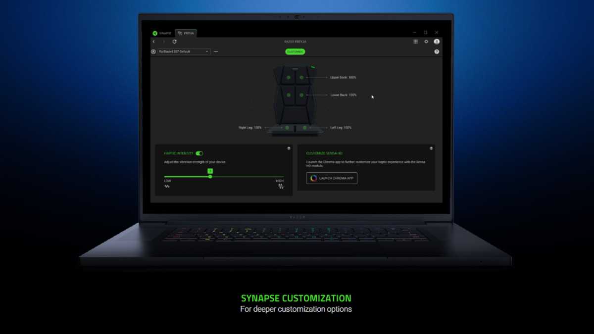Razer Freyja in Razer Synapse 4