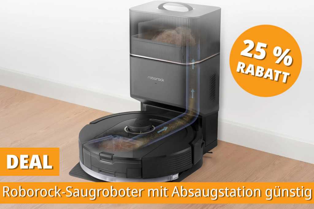 Image: Sauberer Haushalt ohne MÃ¼he: Roborock-Saugroboter mit Wischfunktion und Absaugstation zum Top-Preis bei Amazon