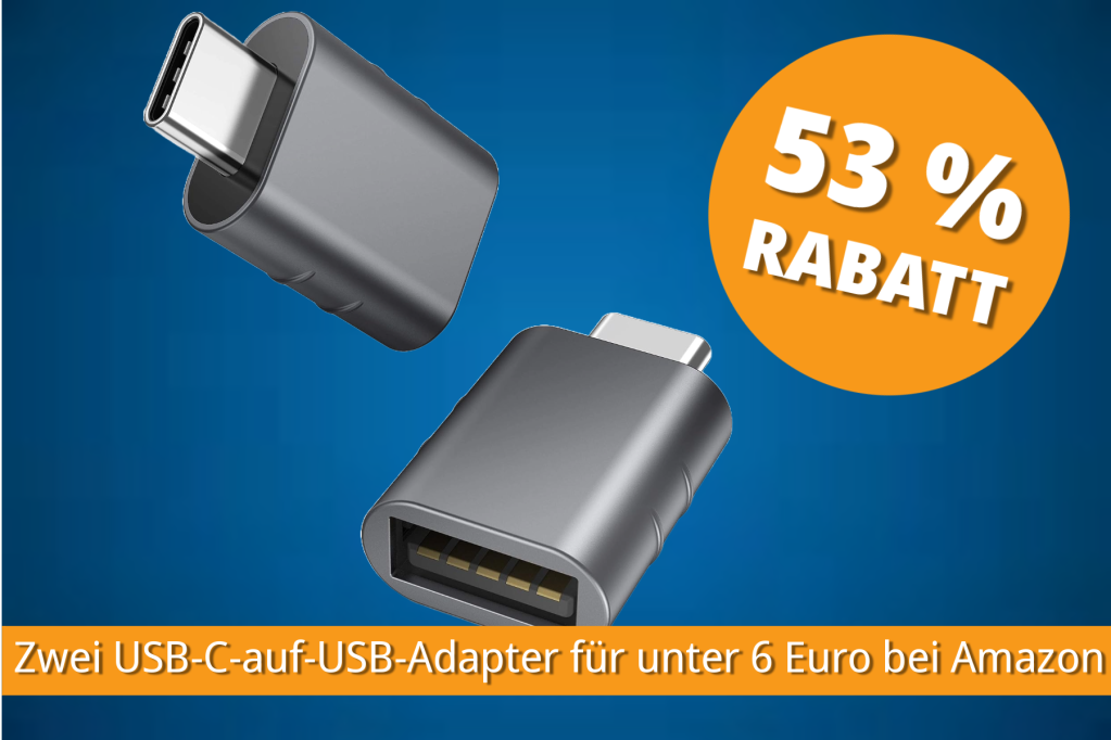 Image: Smartphone- und Laptop-Besitzer brauchen diesen USB-Adapter: 2er-Pack jetzt fÃ¼r unter 6 Euro bei Amazon