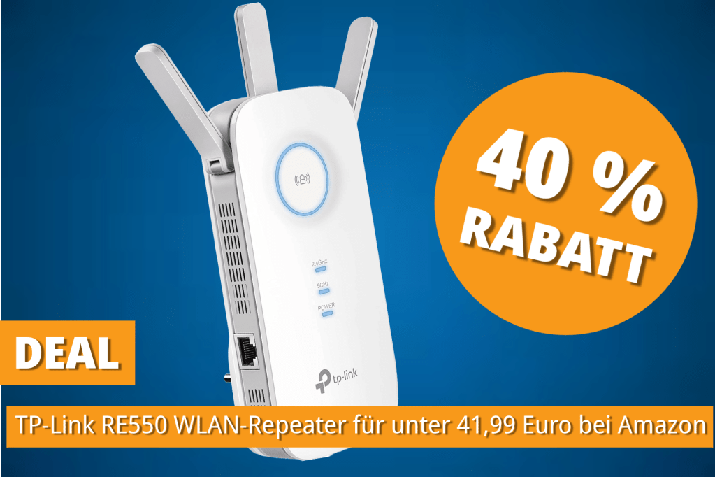 Image: Beste WLAN-Leistung zum SchnÃ¤ppchen-Preis: TP-Link Repeater einfach mal 40 Prozent billiger bei Amazon