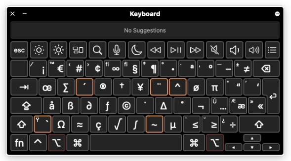 UK extra keys on keyboard