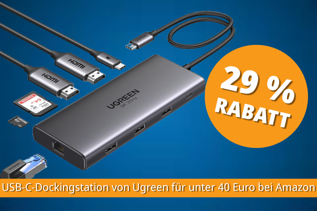 Image: Laptop-Nutzer aufgepasst: Bestseller-Dockingstation mit 10-in-1-Funktion fÃ¼r unter 40 Euro bei Amazon