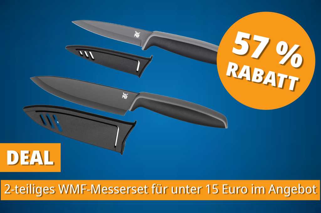 Image: Upgrade fÃ¼r Ihre KÃ¼che: WMF-Messerset mit Antihaftbeschichtung jetzt fÃ¼r 14,60 Euro bei Amazon