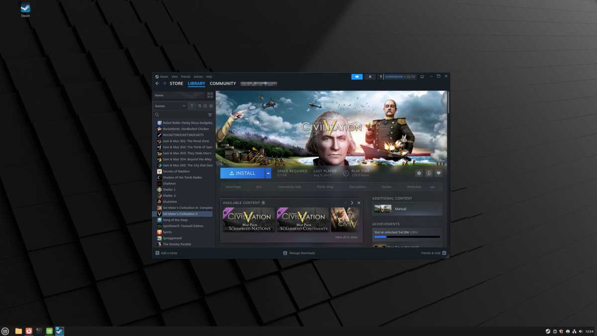 Steam på Linux