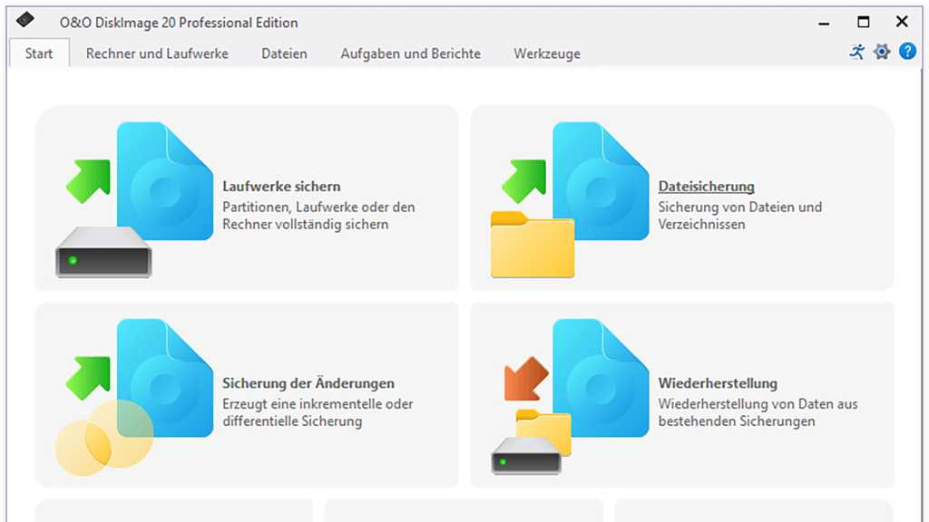 Image: O&O Disk Image 20 Professional im Test