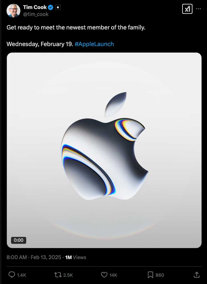 Apple to unveil ‘newest member of the family’ on February 19