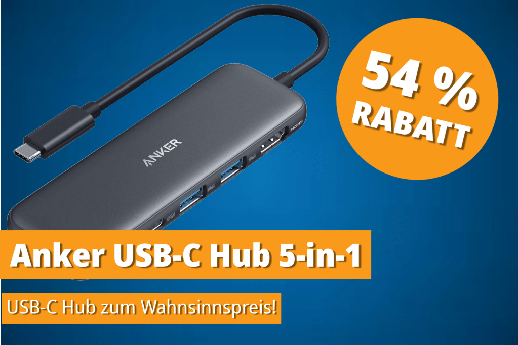 Image: Preissensation: Dieser USB-C-Hub von Anker ist derzeit massiv reduziert