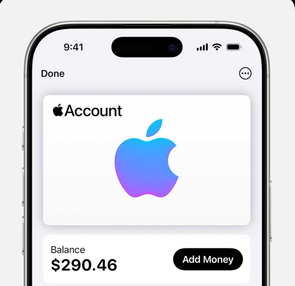 Image: Apple Account Card wohl in Ãsterreich und in der Schweiz verfÃ¼gbar