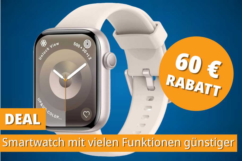 Image: Preisverfall: Diese Smartwatch fÃ¼r unter 30 â¬ kann fast alles â Telefonieren, Fitness & mehr!