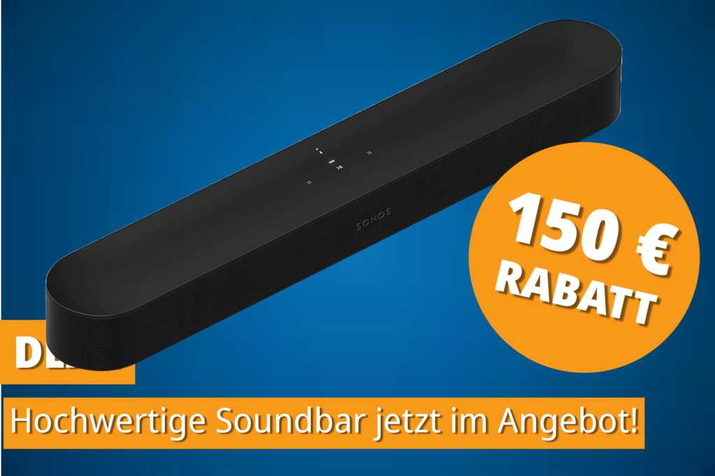Image: TV-Sound aufrÃ¼sten? Diese Sonos-Soundbar gibtâs jetzt im FrÃ¼hlingsangebot!