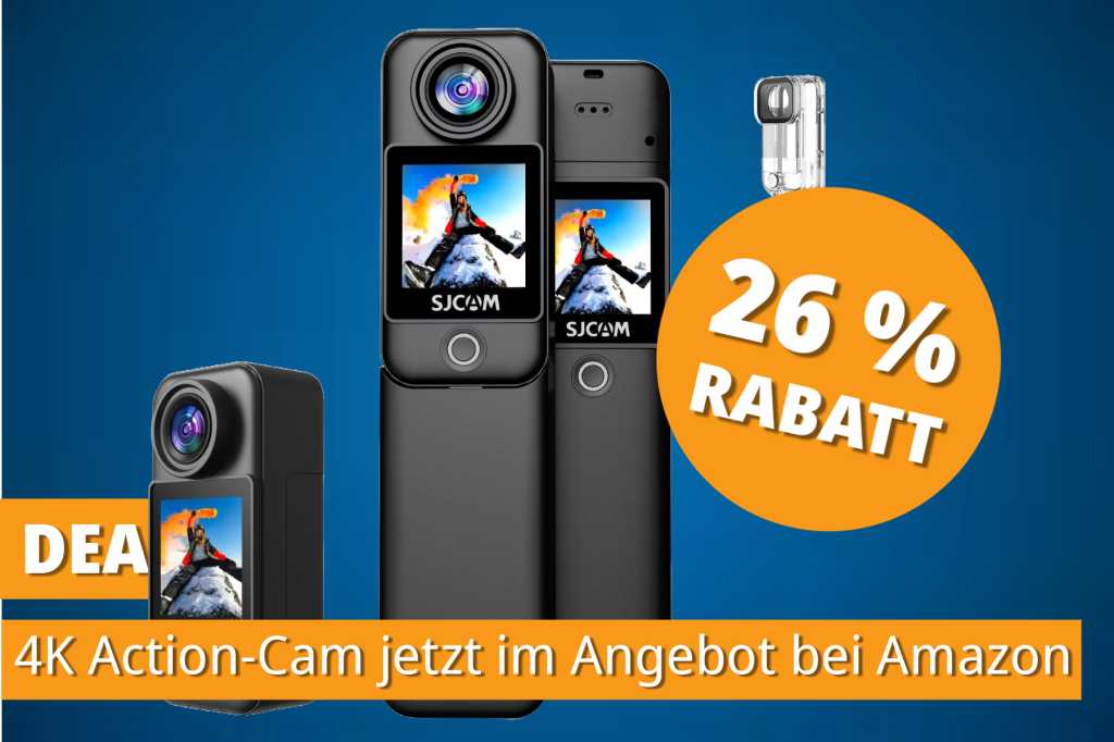 Image: Diese 4K-Action-Cam kostet ein Viertel der GoPro â und liefert trotzdem ab