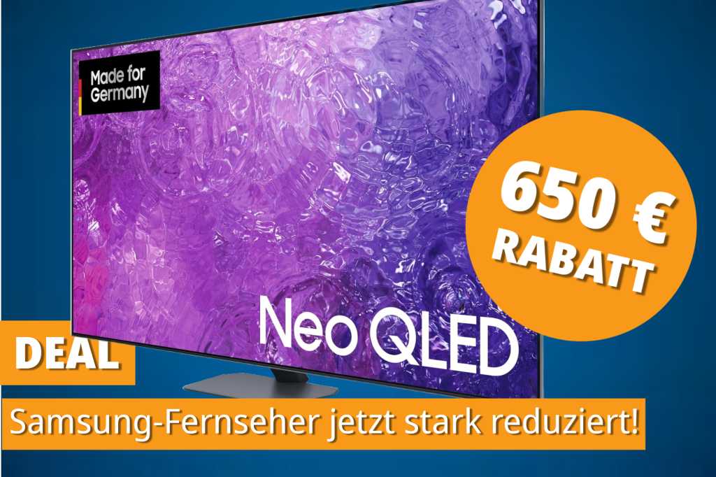 Image: Scharfes Bild, scharfer Preis: Samsung Neo QLED 4K jetzt 650 â¬ gÃ¼nstiger!