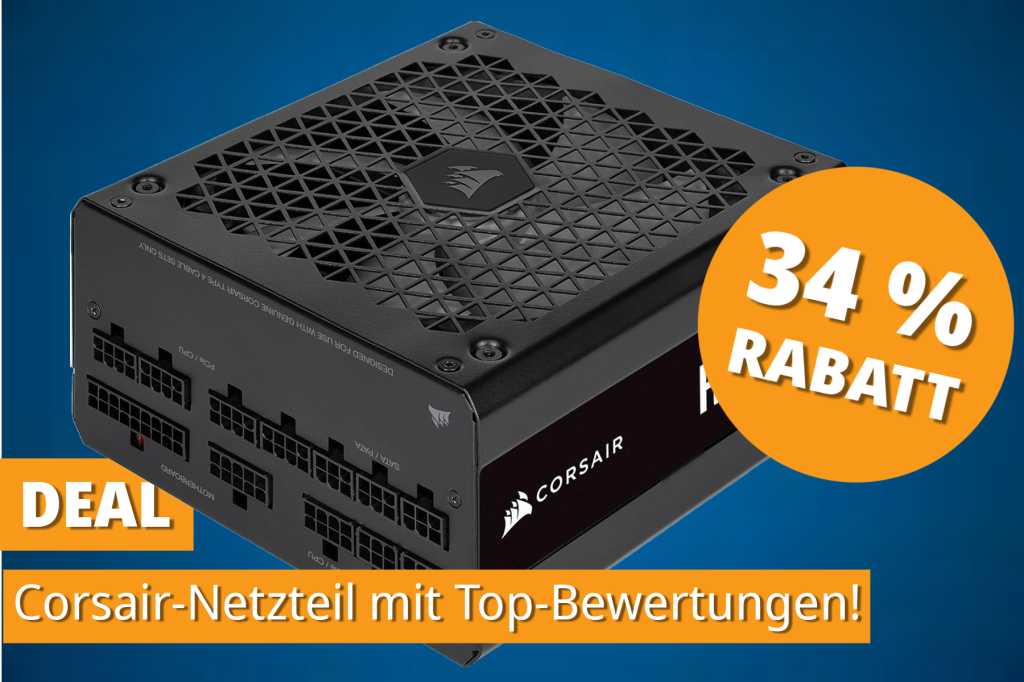 Image: Corsair-Netzteil im Angebot: 4,7 Sterne und so gÃ¼nstig wie lange nicht mehr!