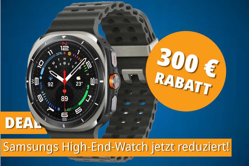 Image: Krasser Preissturz: Samsung Galaxy Watch Ultra jetzt fÃ¼r 399 â¬ statt 699 â¬!