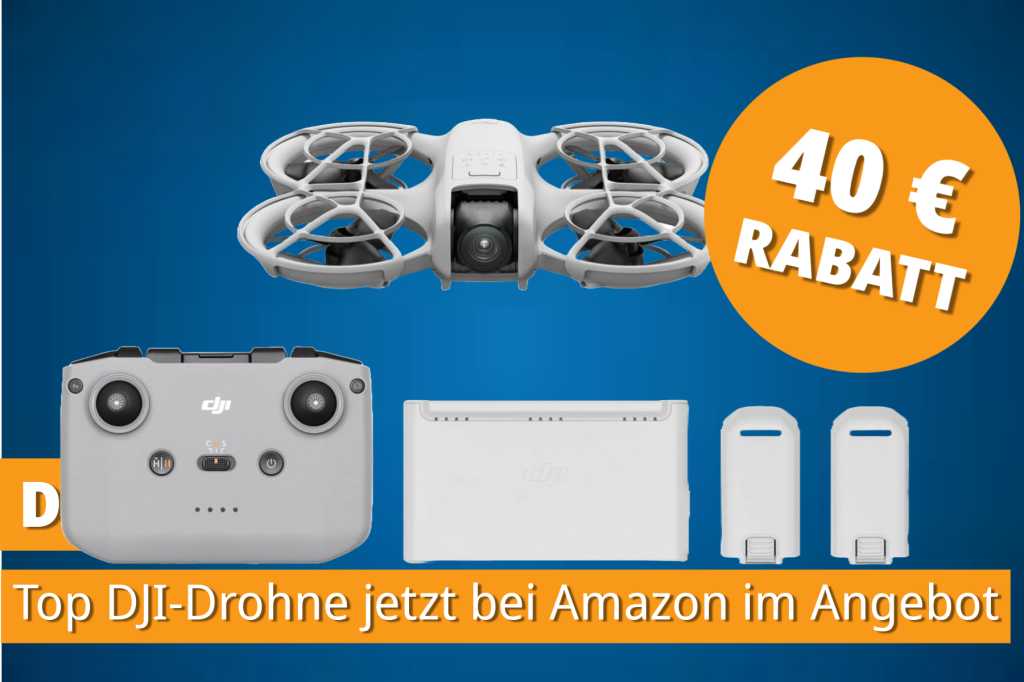 Image: Drei Akkus, 4K-Kamera & Follow-Me: DJI Neo Fly More Combo im Angebot!