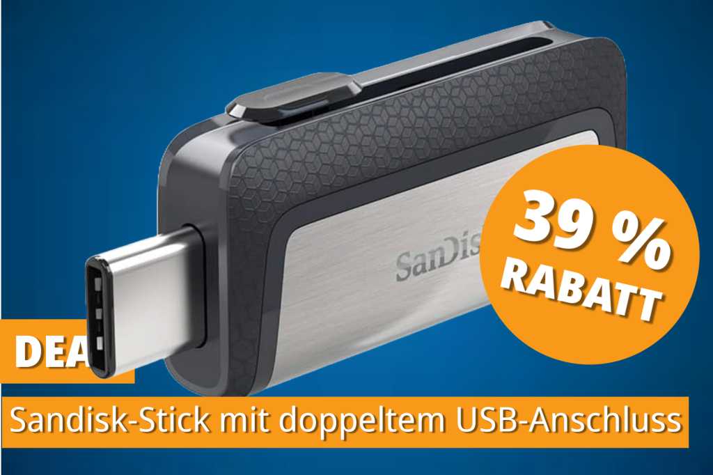 Image: Ãber 170.000 positive Bewertungen â dieser USB-Stick fÃ¼r 15,90â¯â¬ passt sogar ans Smartphone