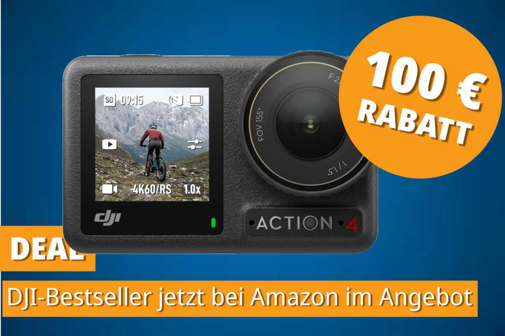 Image: Amazon-Bestseller fÃ¼r Abenteurer: Diese DJI-Actioncam fÃ¤llt um 100 â¬