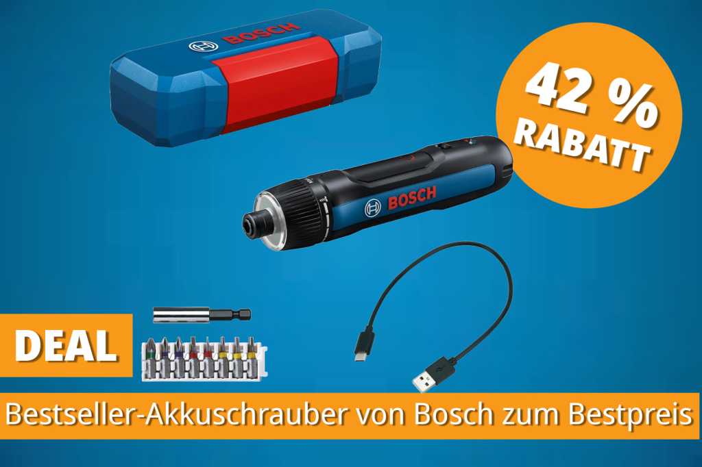 Image: Amazon haut meistverkauften Bosch Profi-Akkuschrauber jetzt fÃ¼r 57,99 Euro raus â absoluter Tiefstpreis