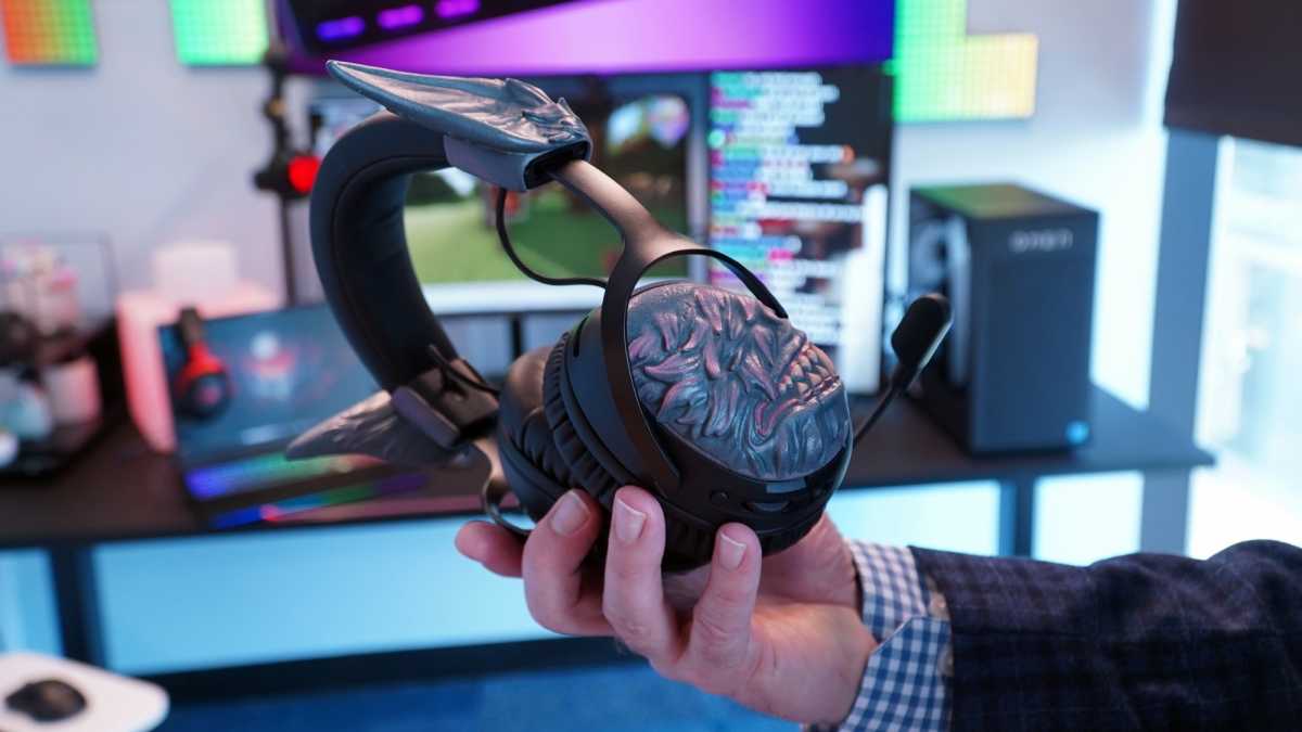 HP HyperX Cloud III S headset 3d printed