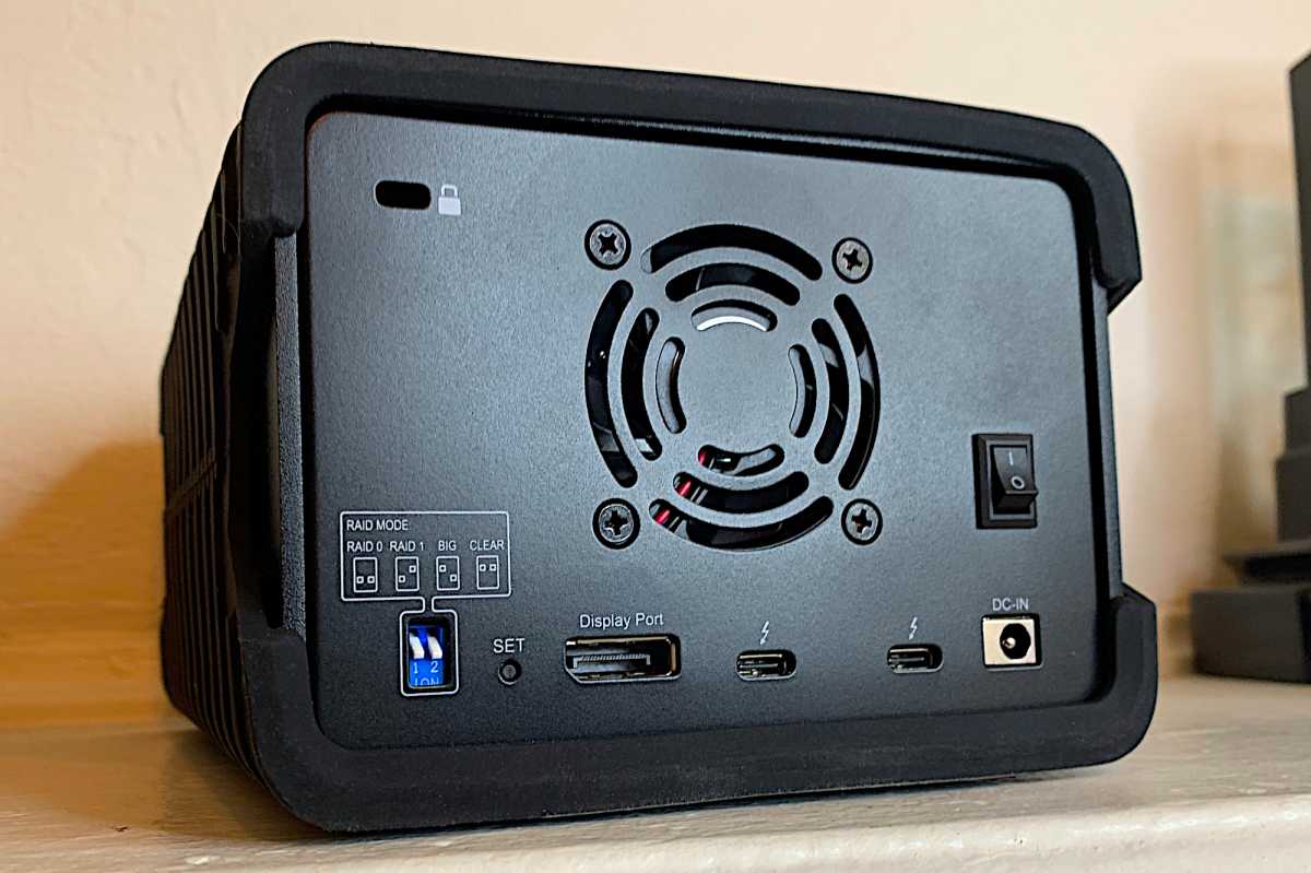 Glyph Blackbox Pro RAID back panel