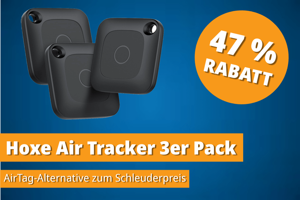 Image: Hoxe Airtag Alternative (3er-Pack): Nie wieder verlorene SchlÃ¼ssel â jetzt im Angebot bei Amazon!