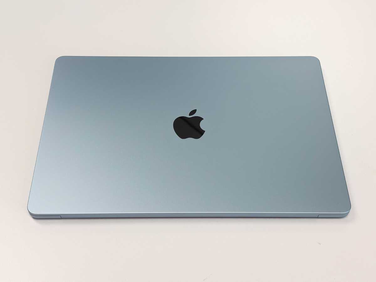 M4 MacBook Air Sky Blue horizontal