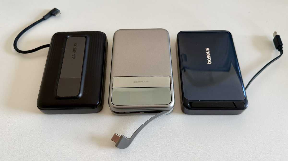 Magnetic power banks compared Anker EcoFlow Baseus