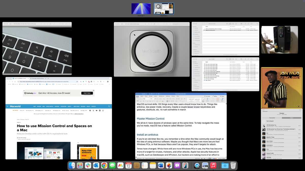 macOS Mission Control