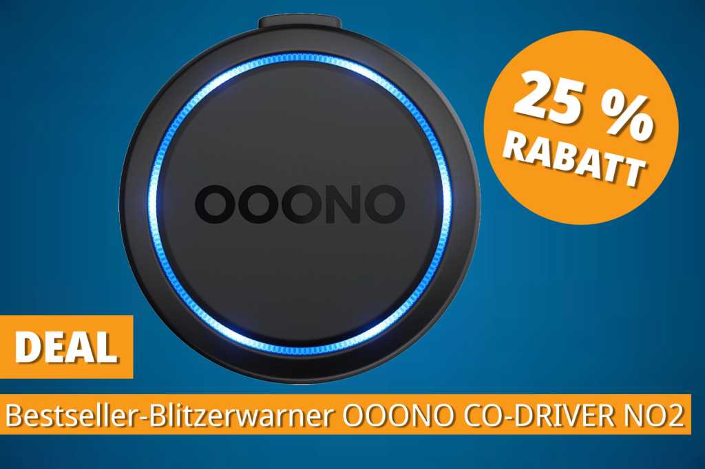 Image: Bestseller-Blitzerwarner im Top-Angebot bei Amazon: OOONO CO-DRIVER NO2 fÃ¼r nur 59,99 Euro