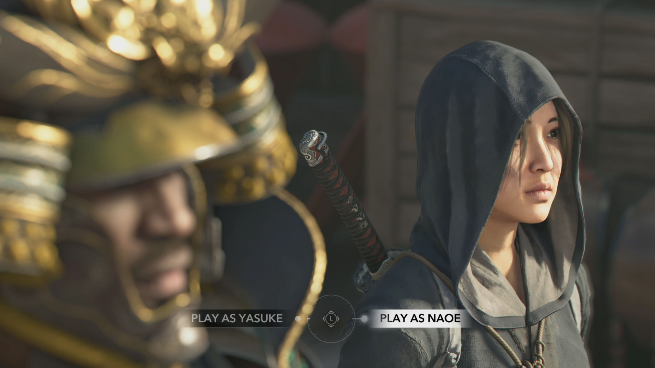 Switching characters in Assassins Creed Shadows