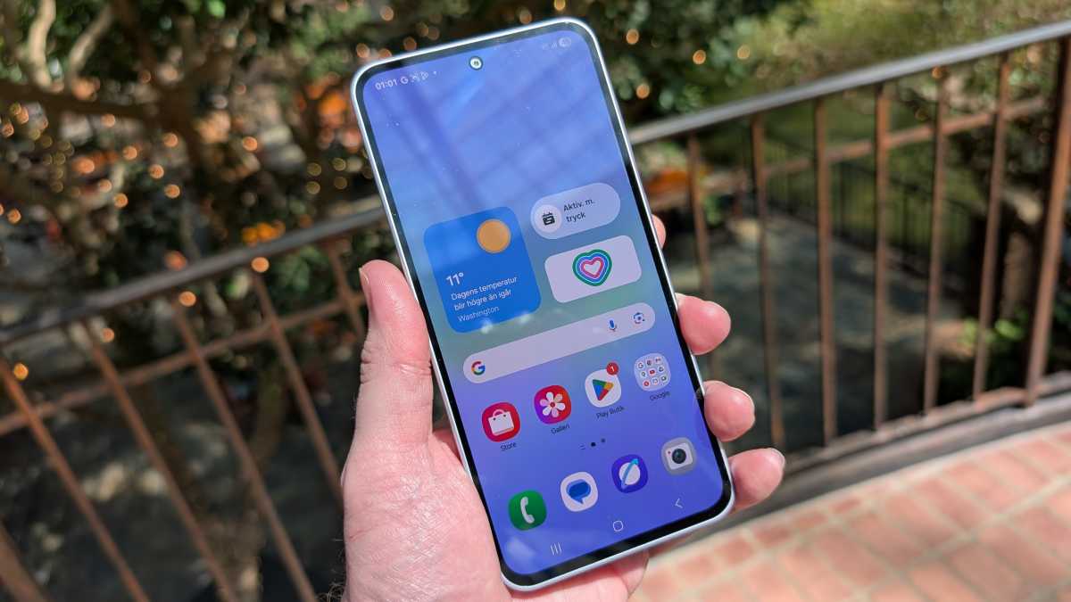 Galaxy A36 ljusstark