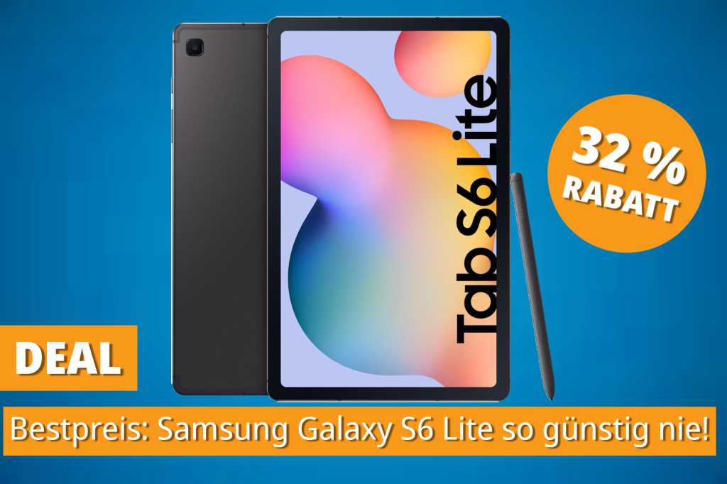 Image: Premium-Tablet von Samsung zum Bestpreis: Galaxy Tab S6 Lite so gÃ¼nstig wie nie bei Amazon