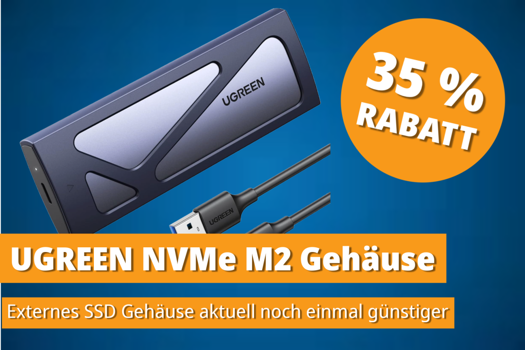 Image: UGREEN M.2 SSD GehÃ¤use: Schneller Speicher im Eigenbau und Angebot