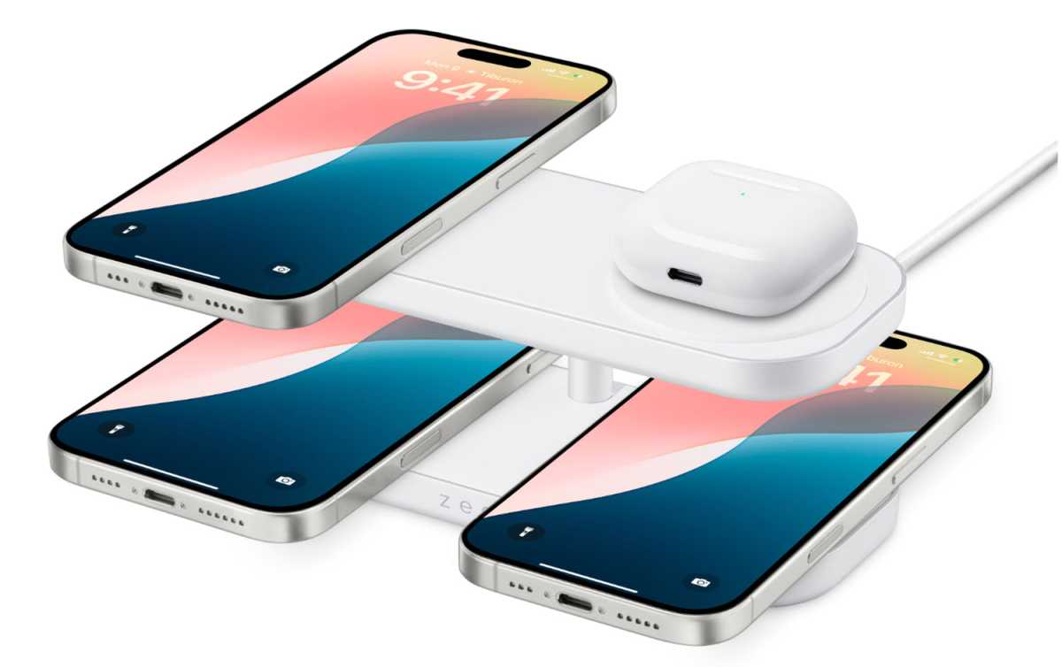 Zens Quattro Wireless Charger Pro 4 iPhones 1