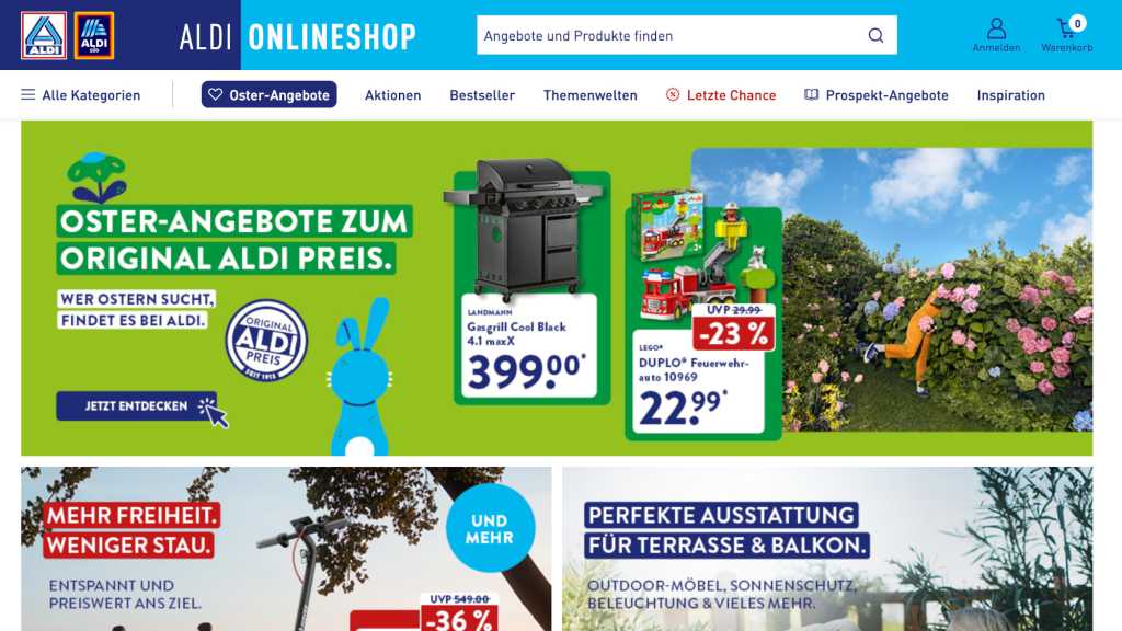 Image: Aldi schlieÃt Onlineshop: Der Grund und die Folgen fÃ¼r die Kunden