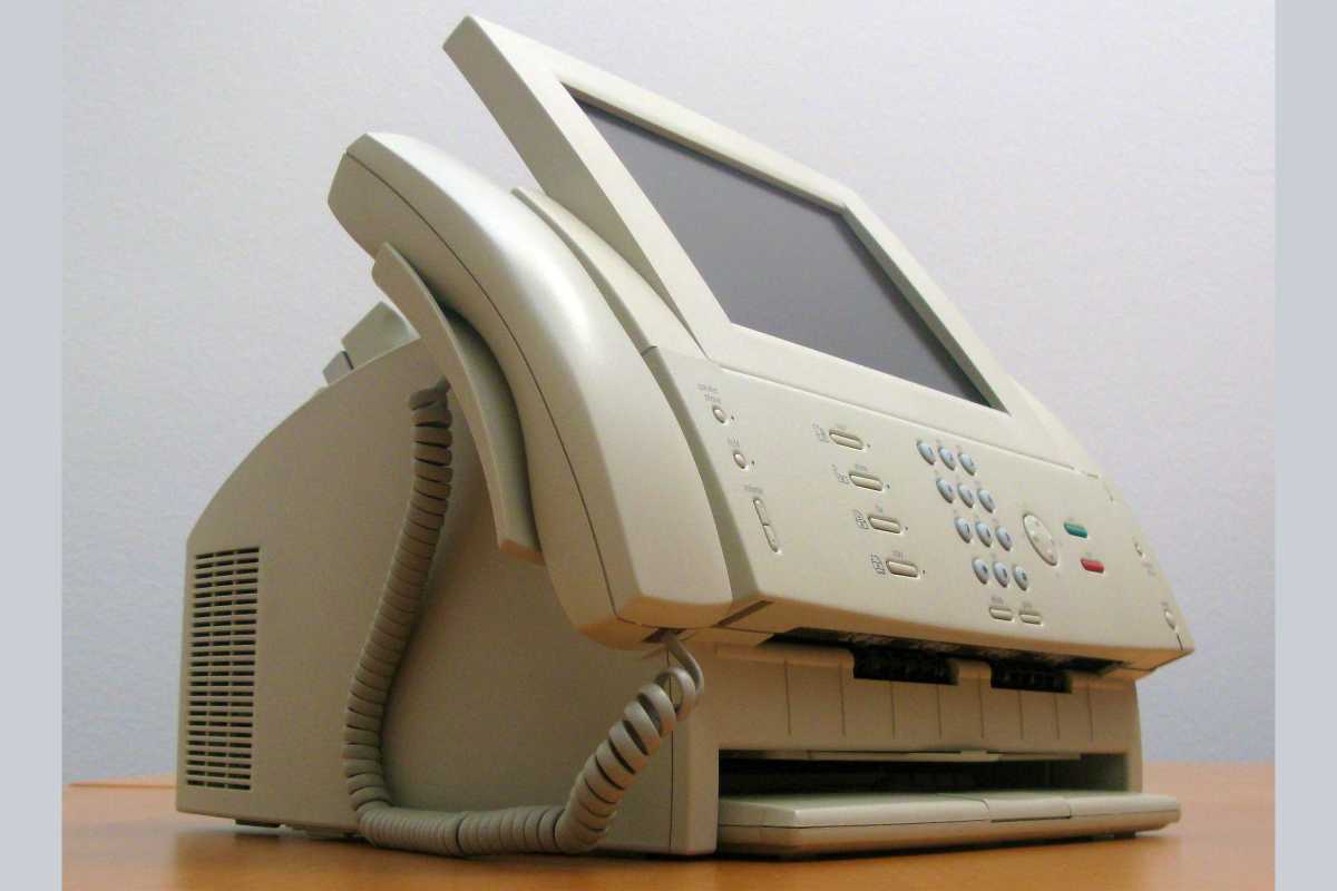 Image of Apple's Paladin all-in-one office device