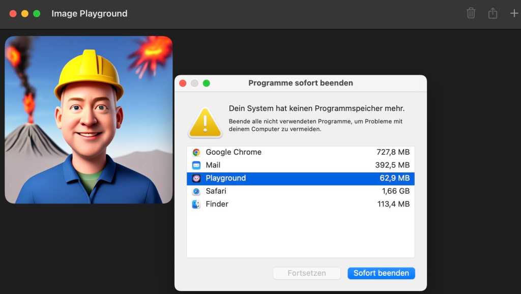 Image: Wie gut lÃ¤uft Apple Intelligence auf einem Mac mit 8 GB RAM?