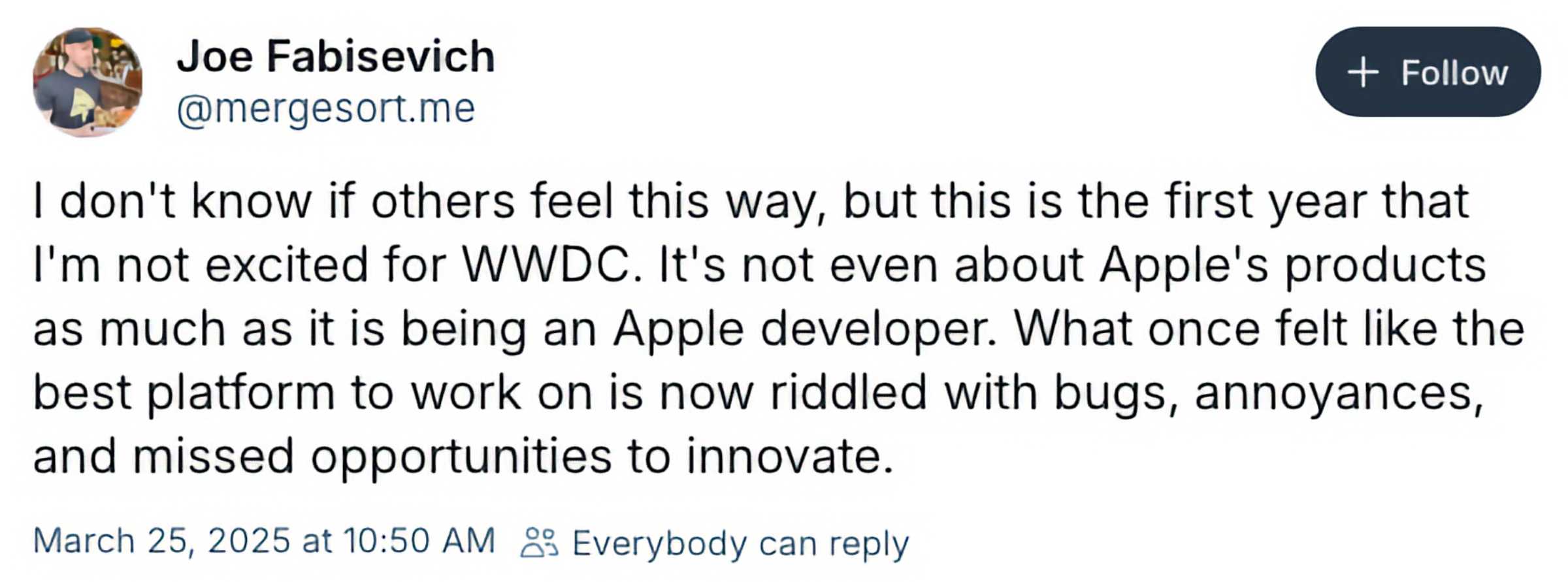 joe fabisevich bluesky wwdc