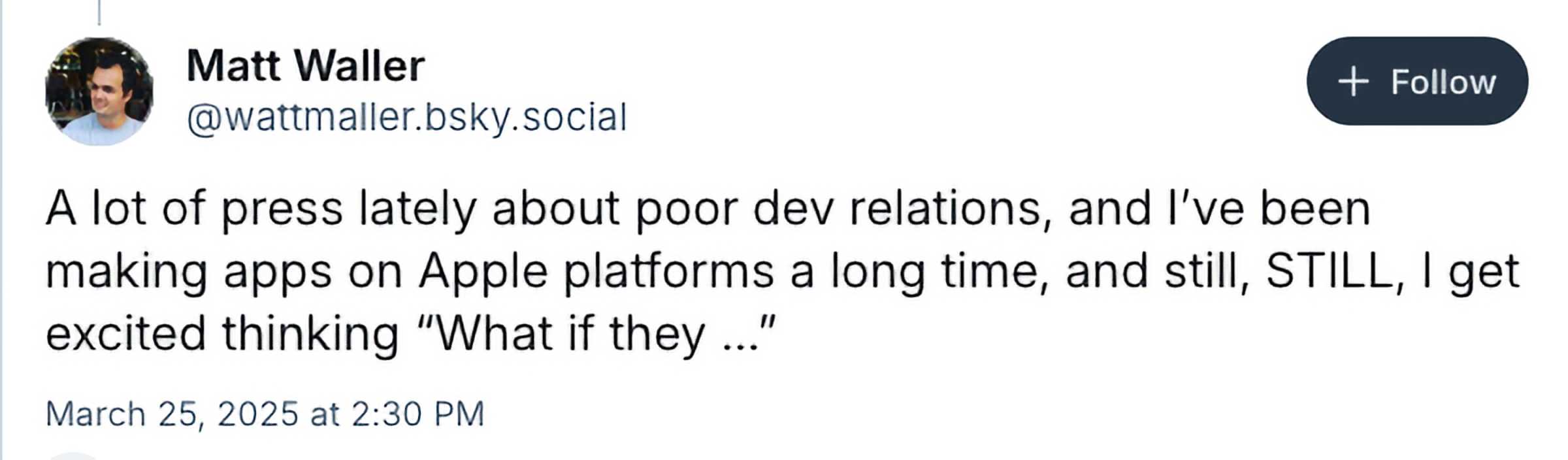 matt waller bluesky wwdc