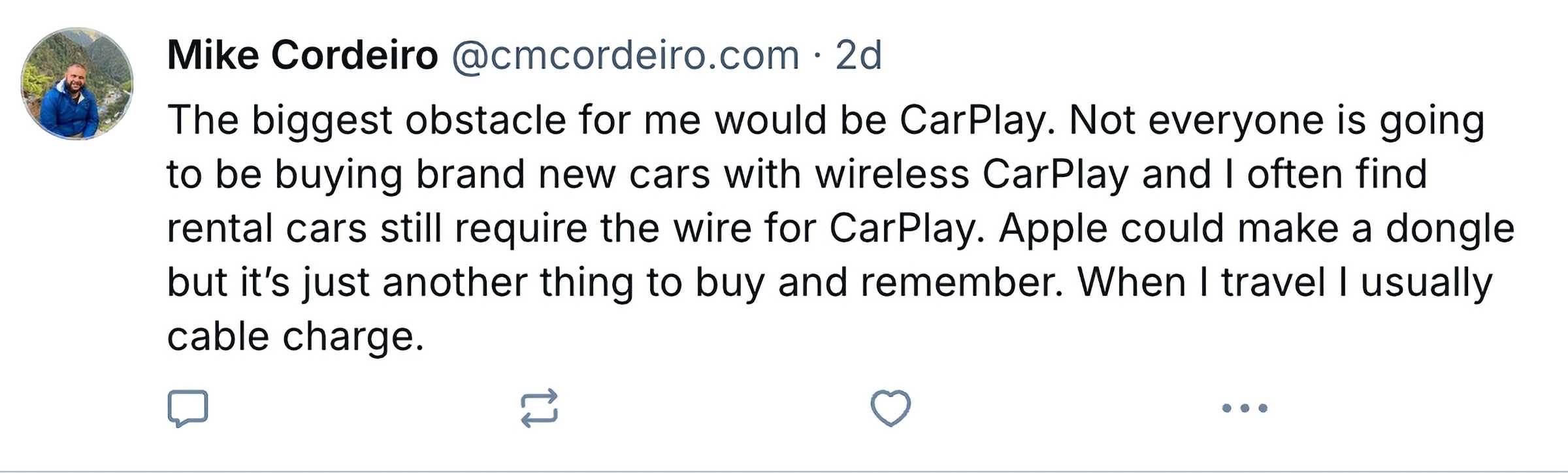 mike cordeiro portless ipad bluesky