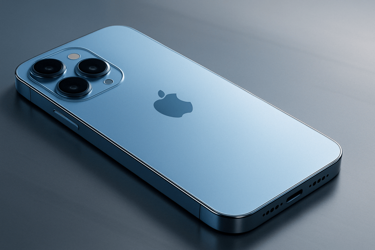 Himmelsblå Iphone