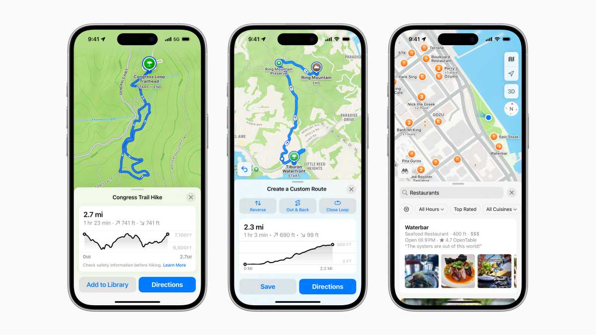 Apple Maps on iPhones