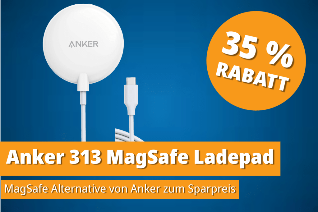 Image: Unter 13 Euro: Dieses MagSafe-LadegerÃ¤t von Anker ist die perfekte Alternative zu Apples teurer LÃ¶sung