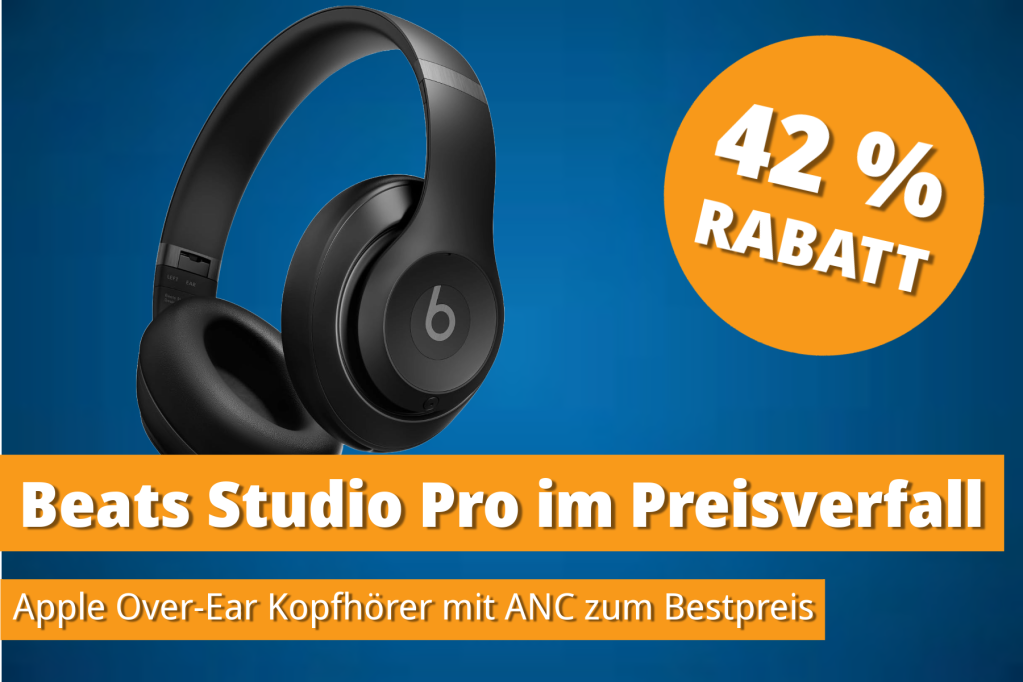 Image: Beliebte Beats Studio Pro KopfhÃ¶rer mit personalisiertem 3D-Klang jetzt Ã¼ber 100 Euro gÃ¼nstiger