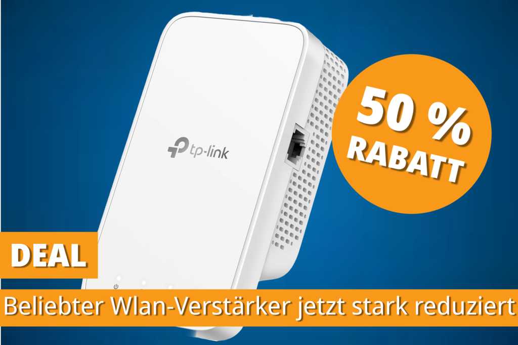 Image: Wlan-VerstÃ¤rker TP-Link erweitert Ihr Wlan-Signal bis in die letzte Ecke â jetzt fÃ¼r unter 25â¯â¬