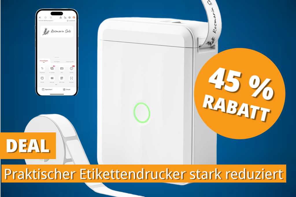 Image: Kompakter Bestseller-Etikettendrucker mit App-Steuerung jetzt unter 20 â¬