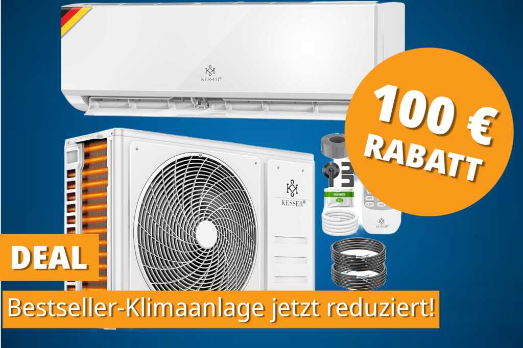Image: Besser schlafen bei 30â¯Â°C: Diese Split-Klimaanlage ist leise, stark und kostet unter 400 â¬