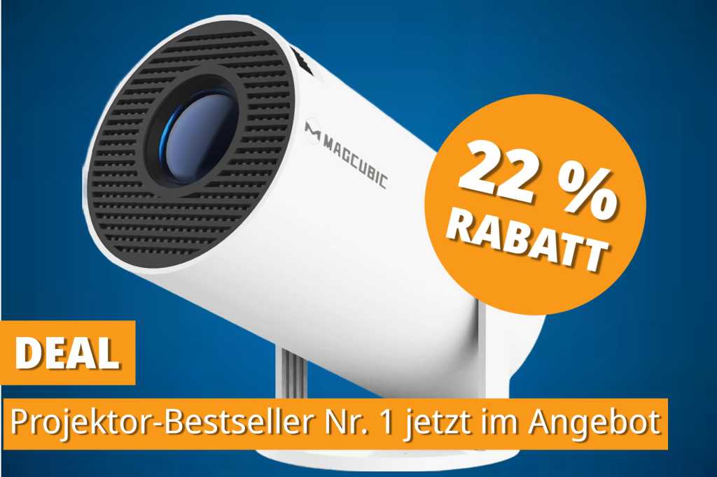 Image: Mini-Beamer mit Android 11 & 200-Zoll-Bild â kostet aktuell nur 64,99 â¬