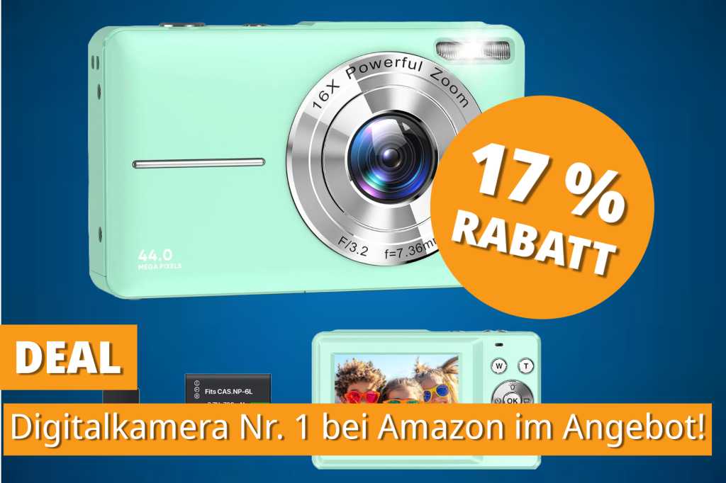 Image: Bestseller Nr. 1 Digitalkamera jetzt nur noch 49,99 â¬ â Perfekt fÃ¼r Kinder und Einsteiger